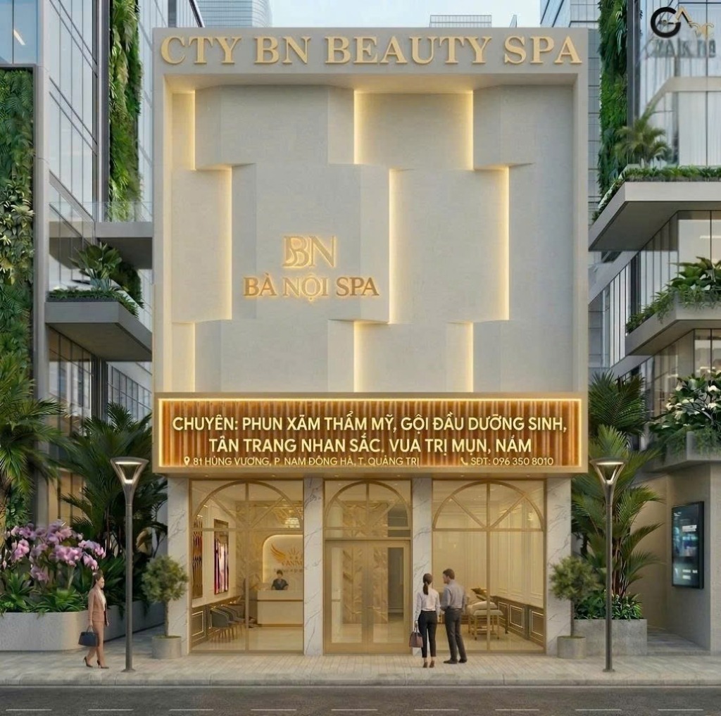Dự án Cải tạo trọn gói Spa Bà Nội - 81 Hùng Vương, Nam Đông Hà, Quảng Trị